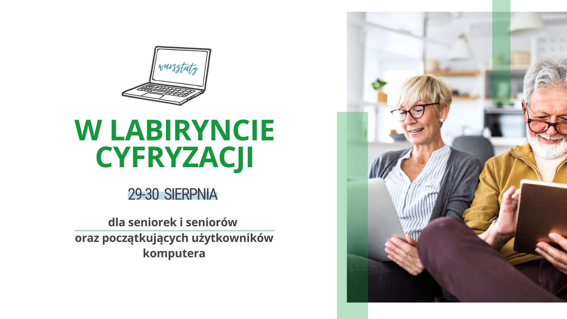 W labiryncie cyfryzacji - warsztaty komputerowe dla seniorów