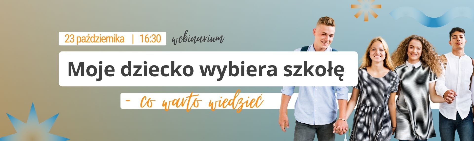 Webinarium: Moje dziecko wybiera szkołę - co warto wiedzieć